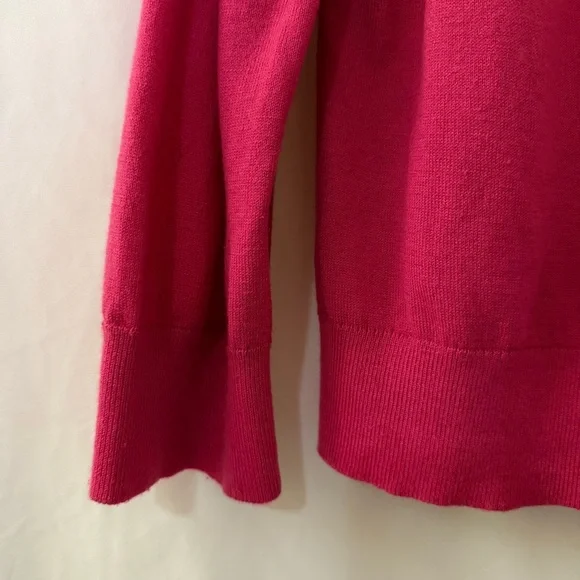 BANANA REPUBLIC Silk Blend Pink Cardigan Size XL - Picture 5 of 6